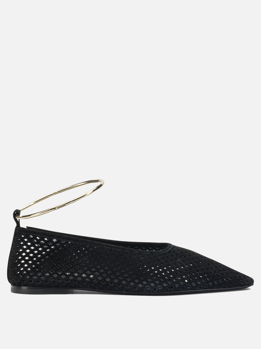 Classic ballet flats 100% goat leather - 100% calf leather  Black - Jil Sander Women | PDP | VIETTI Online Store 
