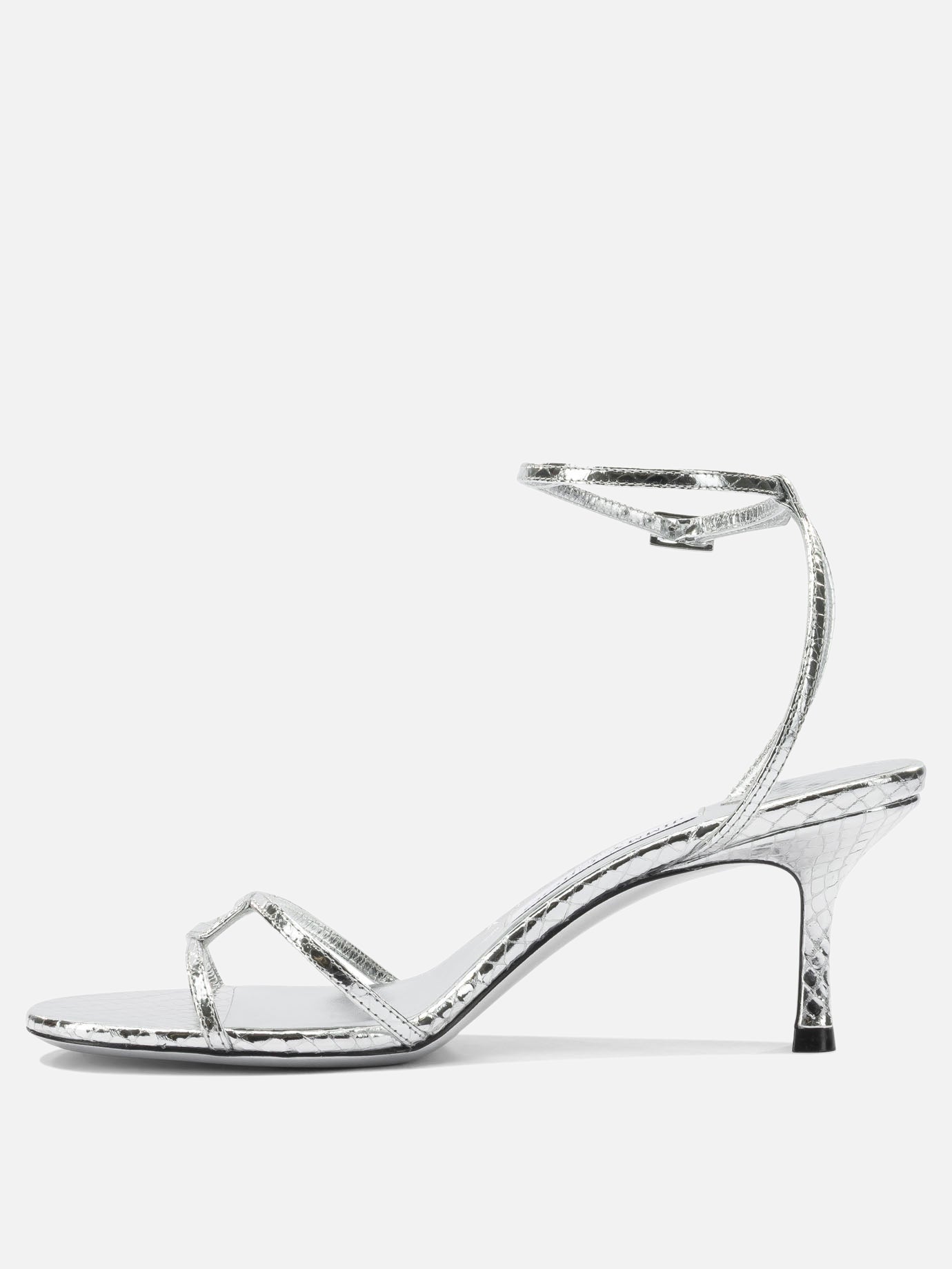 Heeled sandals 1998 LEO 100  Silver - Jimmy Choo Women | PDP | VIETTI Online Store | thumbnail_3