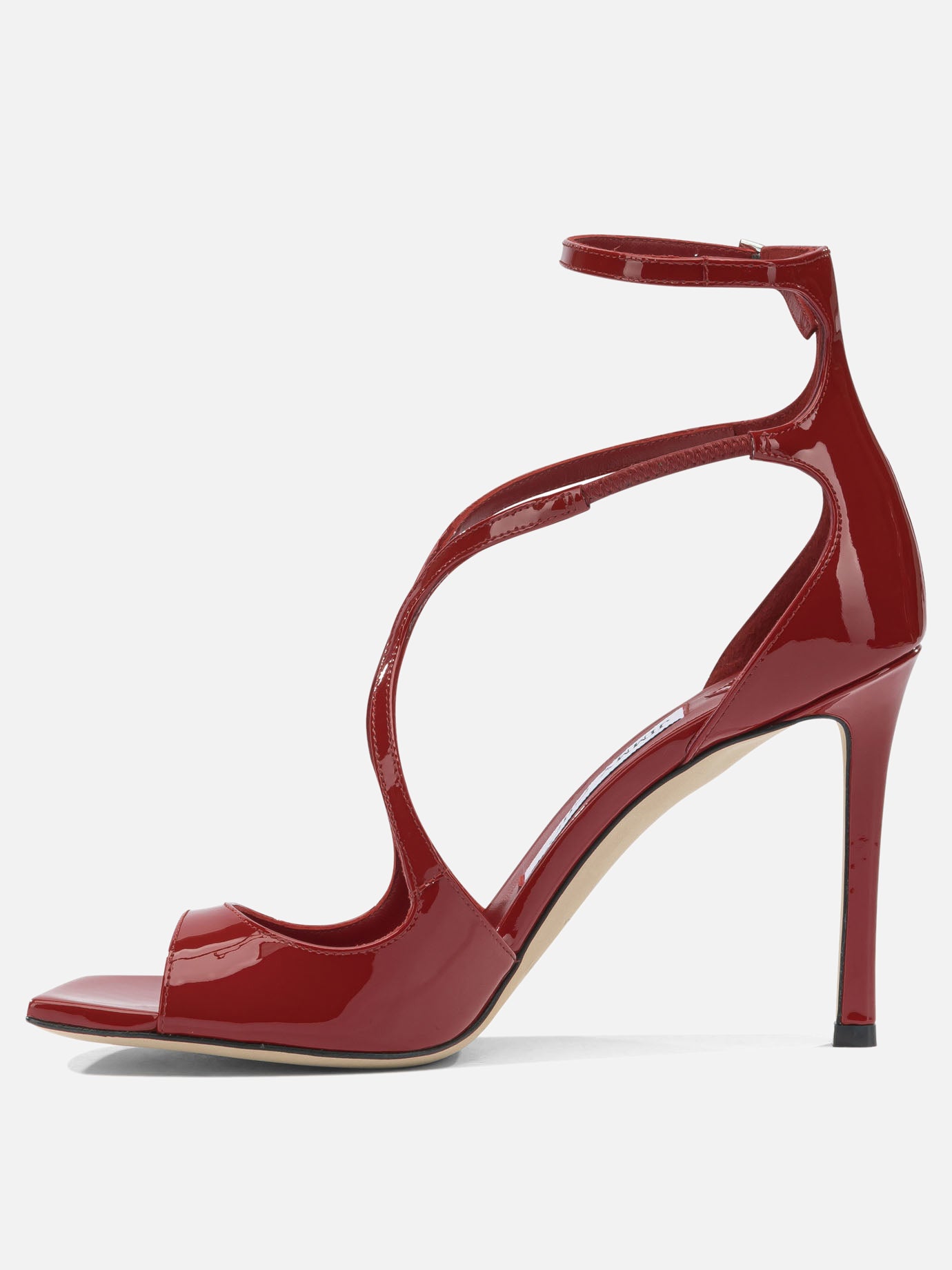 Heeled sandals 85% leather 5% salpa 5% plastic 5% metal - 100% calf  Red - Jimmy Choo Women | PDP | VIETTI Online Store | thumbnail_3