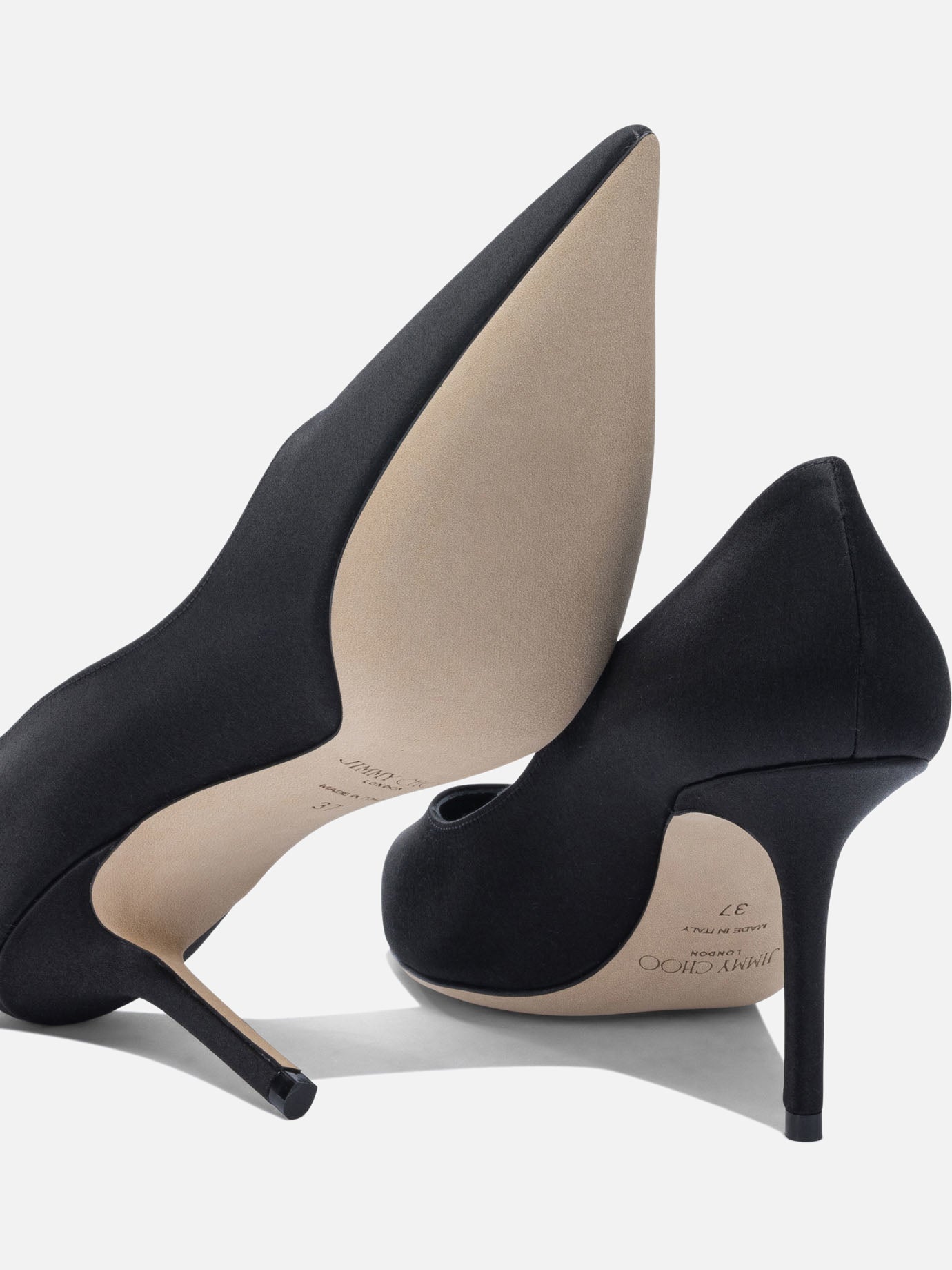 Décolleté 77% textile 10% leather 5% salpa 5% plastic 3% metal - 100% calf  Nero - Jimmy Choo Donna | PDP | VIETTI Online Store | thumbnail_5