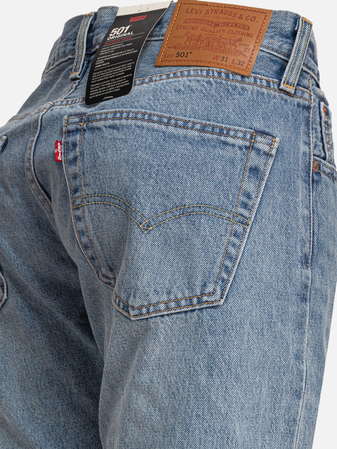 Straight-leg jeans Solid colour  Blue - Levi's Men | PDP | VIETTI Online Store | Zoom-Modal_4
