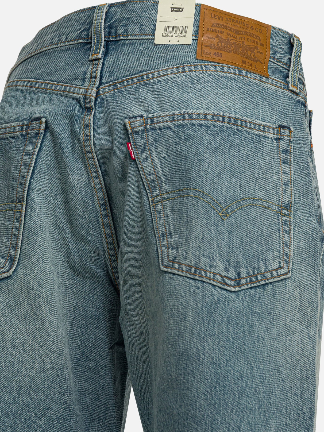 Five pockets shorts 100% cotton  Light blue - Levi's Men | PDP | VIETTI Online Store | Zoom-Modal_4
