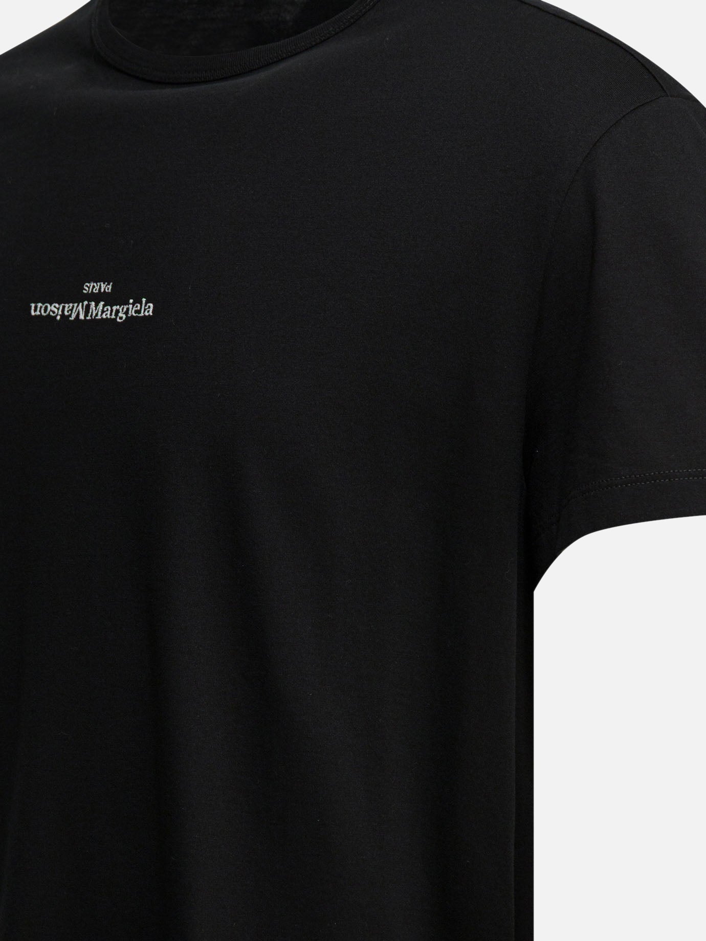 Crewneck t-shirts Logo  Black - Maison Margiela Men | PDP | VIETTI Online Store | Zoom-Modal_4
