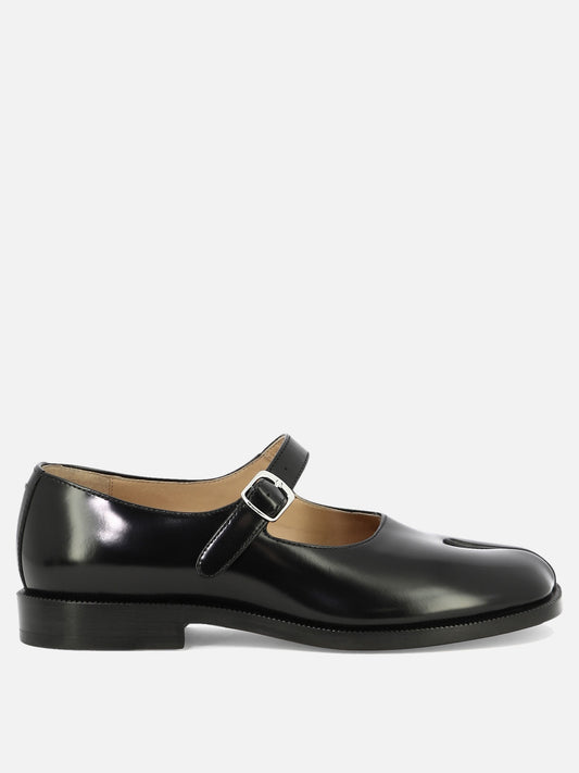 Mary Jane ballet flats 100% calf leather - 100% leather  Black - Maison Margiela Women | PDP | VIETTI Online Store 
