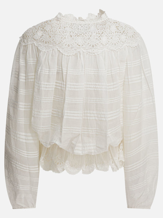 Blouses Solid colour  White - Marant Étoile Women | PLP | VIETTI Online Store | 2
