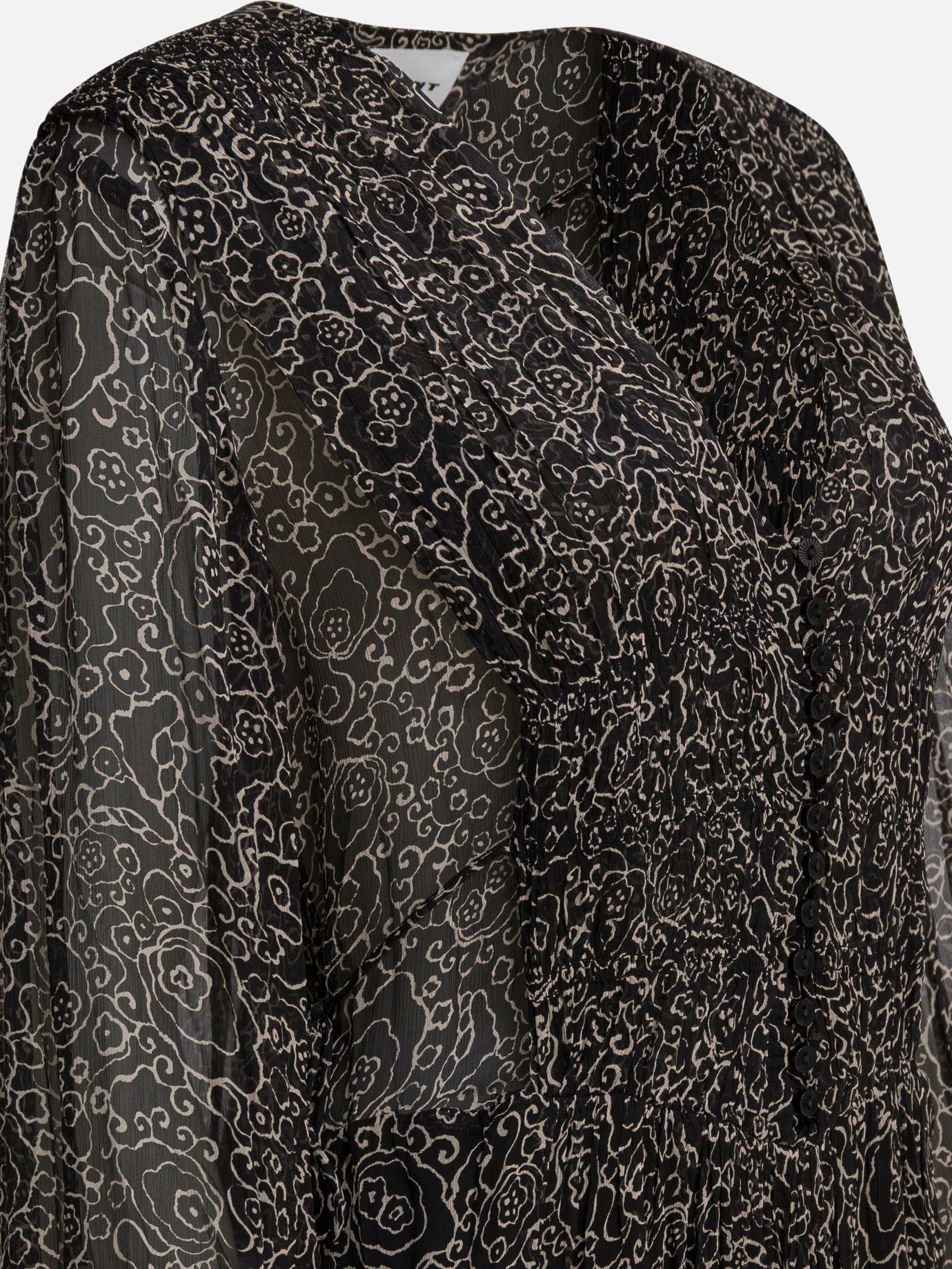 Abiti midi Floral  Nero - Marant Étoile Donna | PDP | VIETTI Online Store | Zoom-Modal_3

