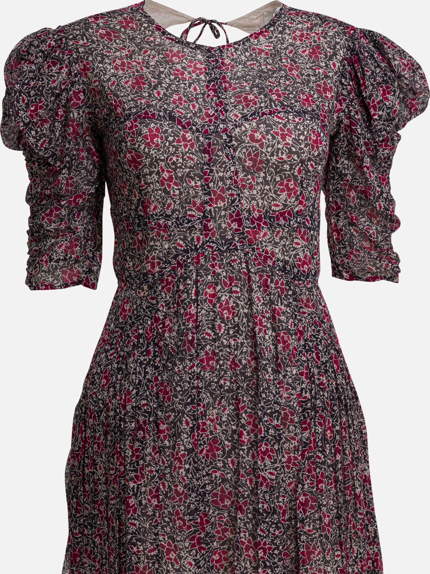 Long dresses Floral  Fuchsia - Marant Étoile Women | PDP | VIETTI Online Store | thumbnail_3
