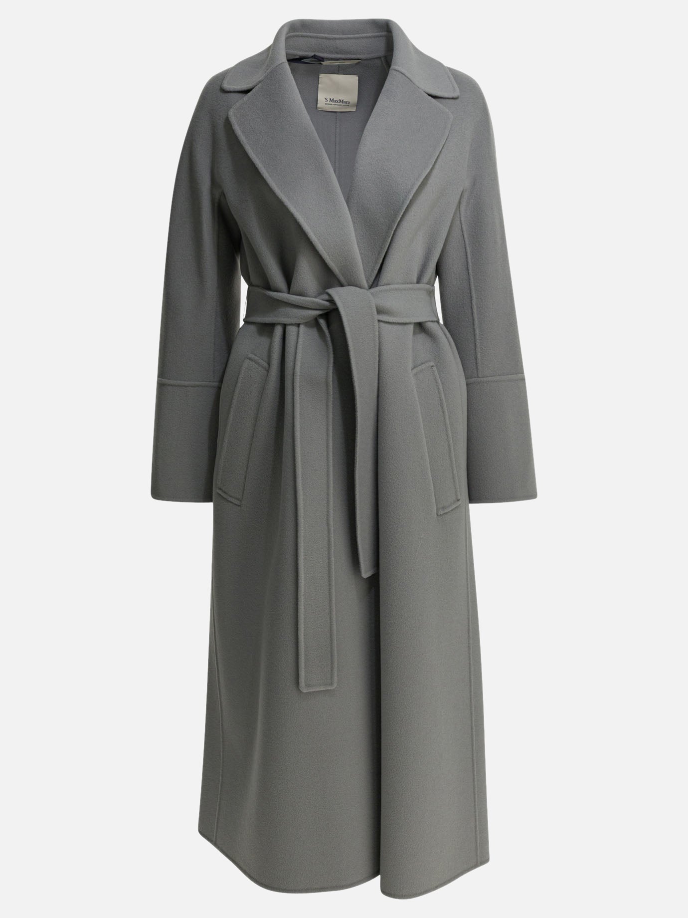 Long coats Solid colour  Grey - Max Mara S Women | PDP | VIETTI Online Store | Zoom-Modal
