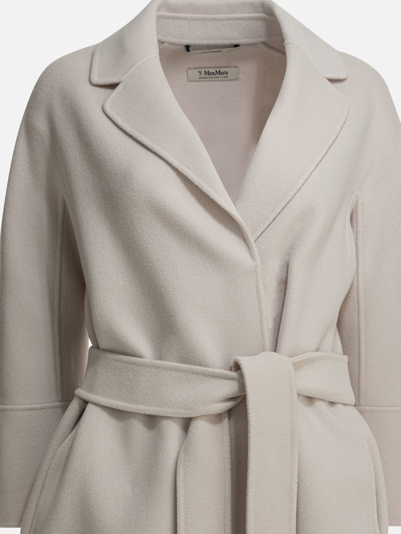 Short coats Solid colour  White - Max Mara S Women | PDP | VIETTI Online Store | thumbnail_3