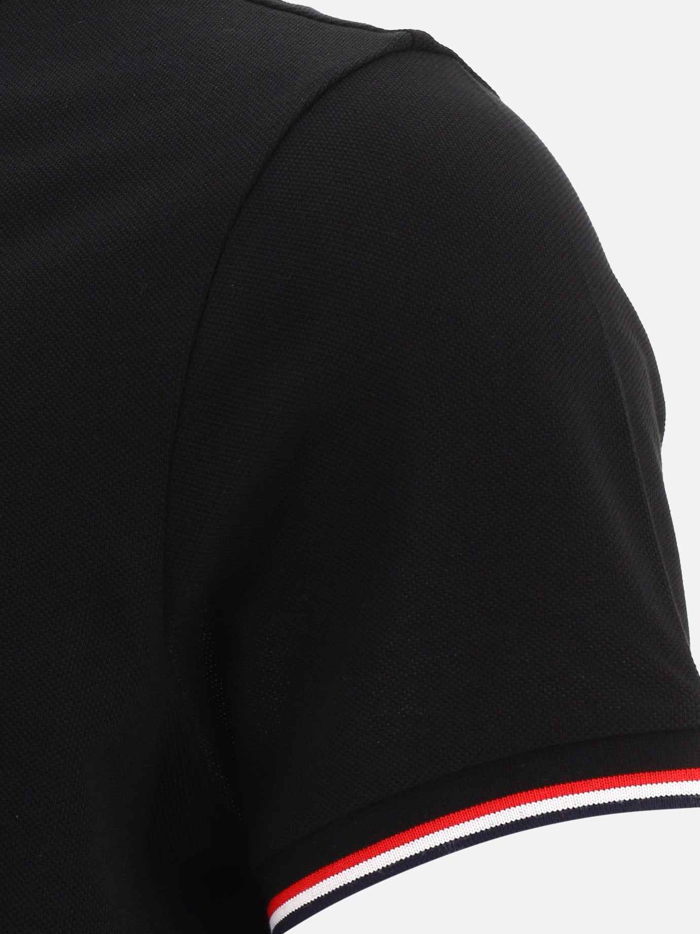 Polo shirts with buttons Logo  Black - Moncler Men | PDP | VIETTI Online Store | thumbnail_4