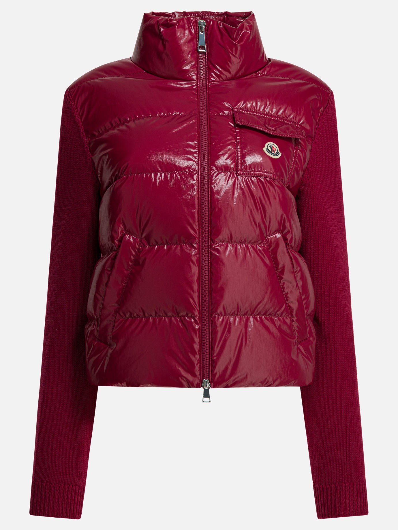 Down jackets Logo  Fuchsia - Moncler Women | PDP | VIETTI Online Store | Zoom-Modal
