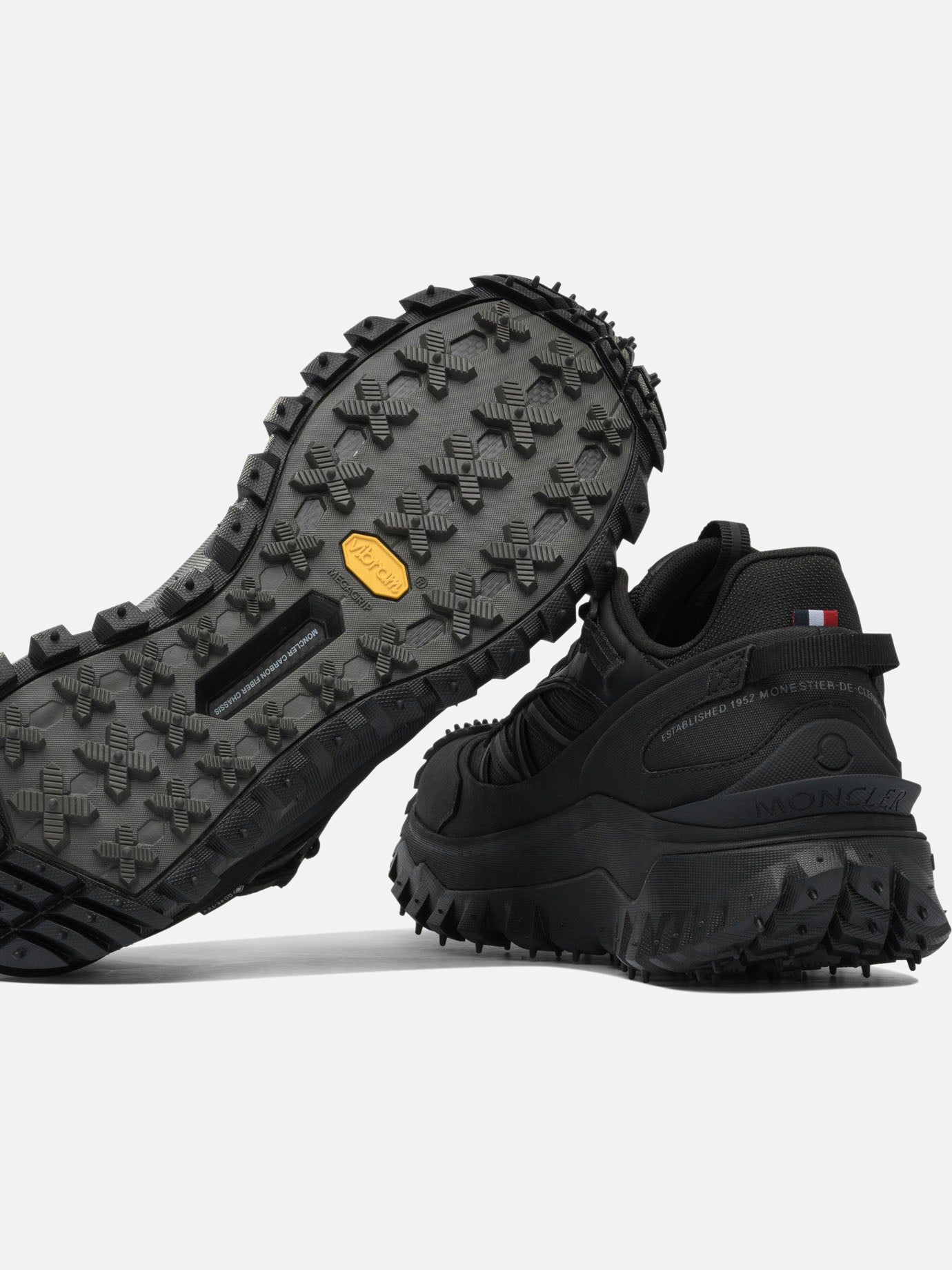 Low top sneakers 100% polyamide - 100% rubber  Black - Moncler Men | PDP | VIETTI Online Store | Zoom-Modal_5
