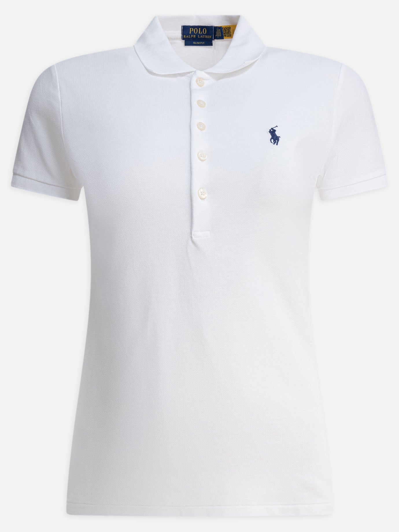 Polo con bottoni Logo  Bianco - Polo Ralph Lauren Donna | PDP | VIETTI Online Store | thumbnail