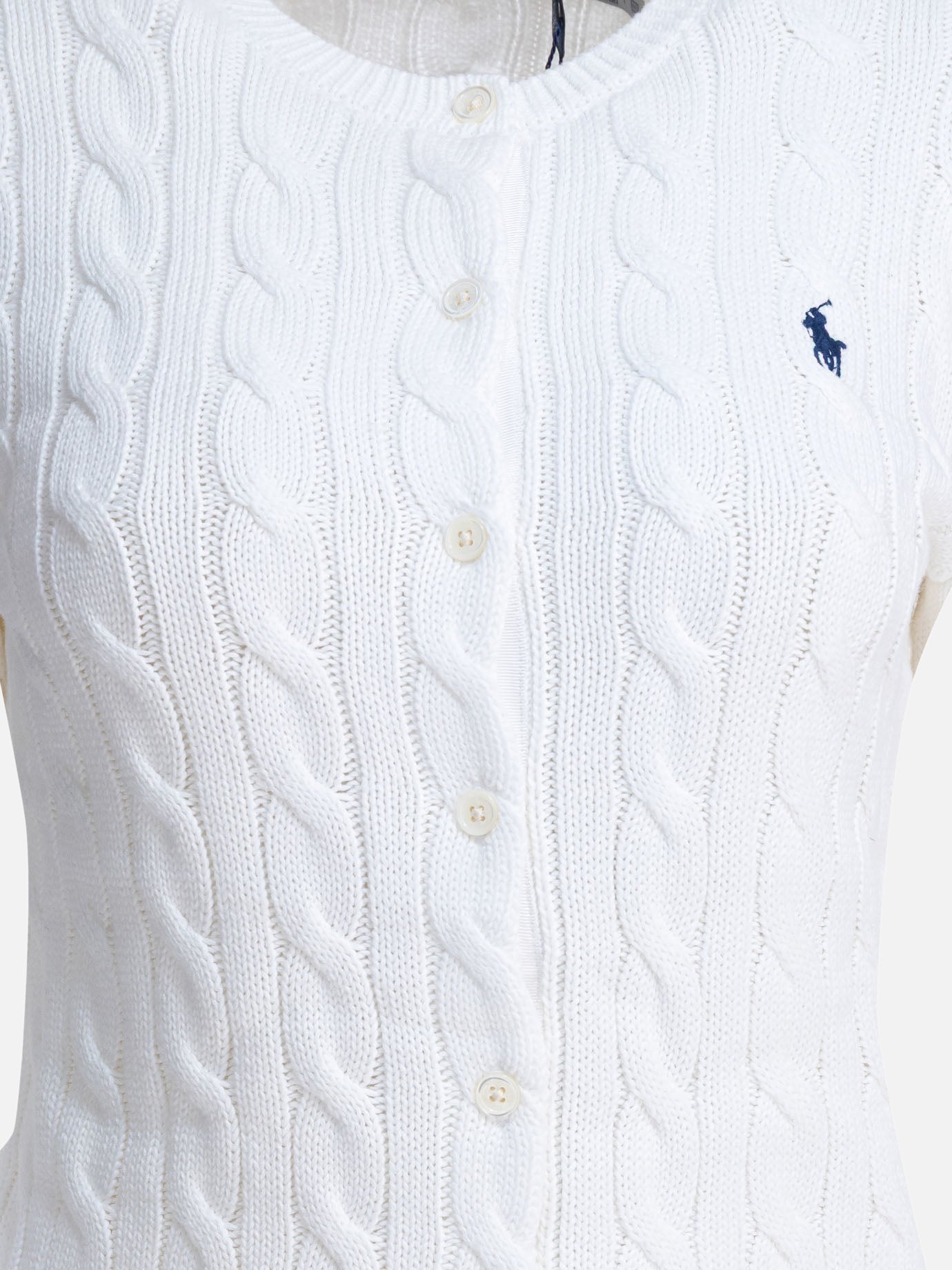 Cardigans Logo  White - Polo Ralph Lauren Women | PDP | VIETTI Online Store | thumbnail_3