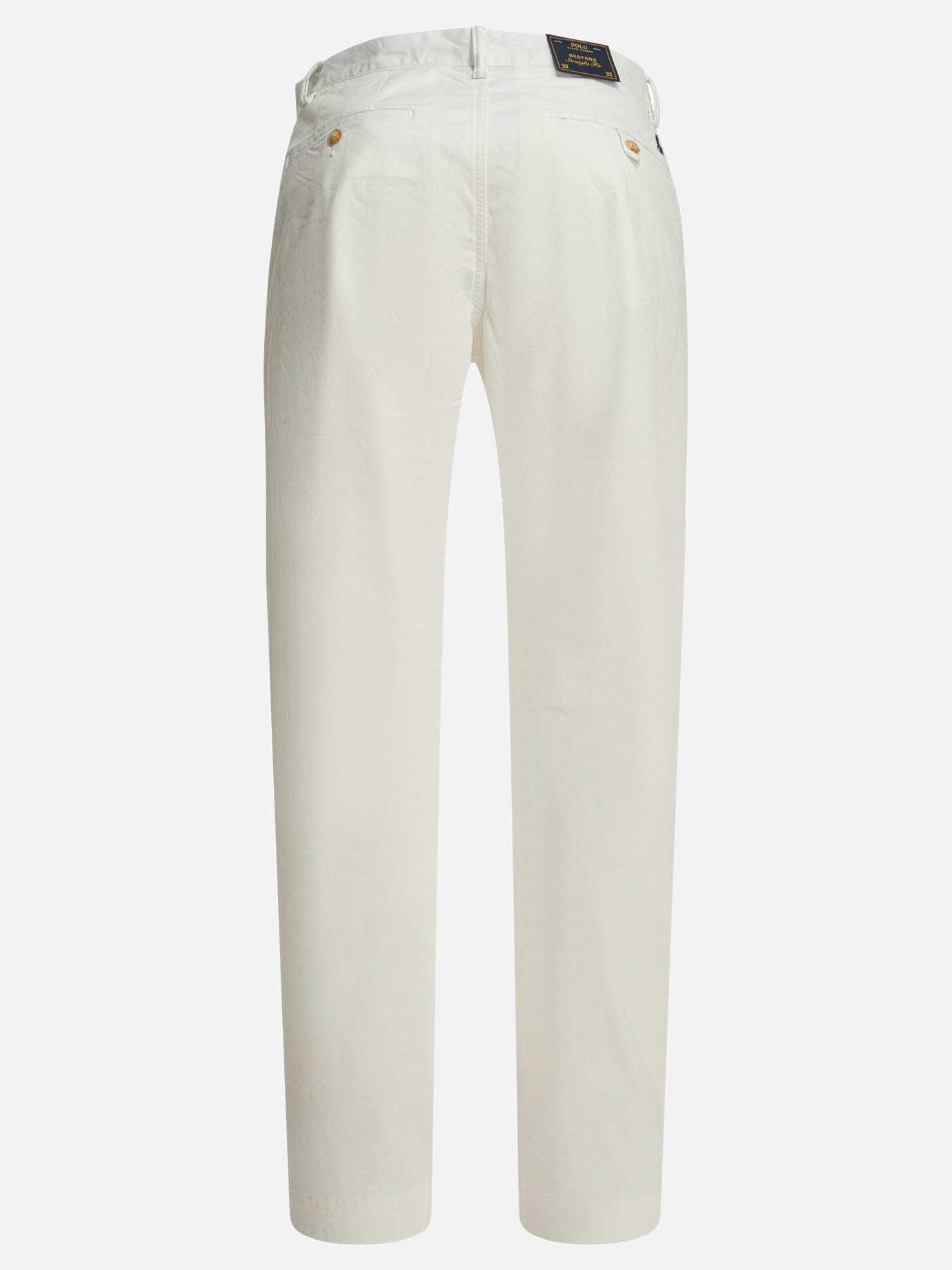 Leisure trousers 100% cotton  White - Polo Ralph Lauren Men | PDP | VIETTI Online Store | Zoom-Modal_2

