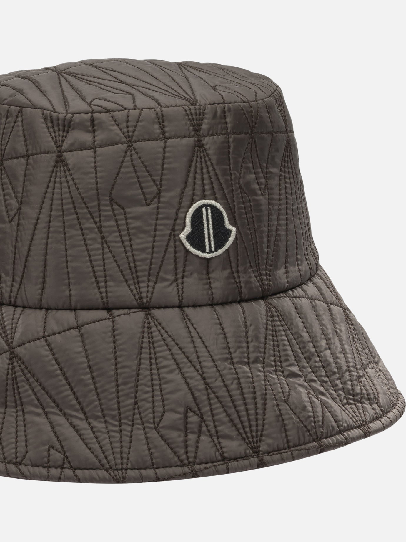 Bucket hats 100% polyester - Lining: 100% polyester - Padding: 100% polyester - Other fabric: 75% cotton 25% polyester  Grey - Rick Owens Women | PDP | VIETTI Online Store | thumbnail_4