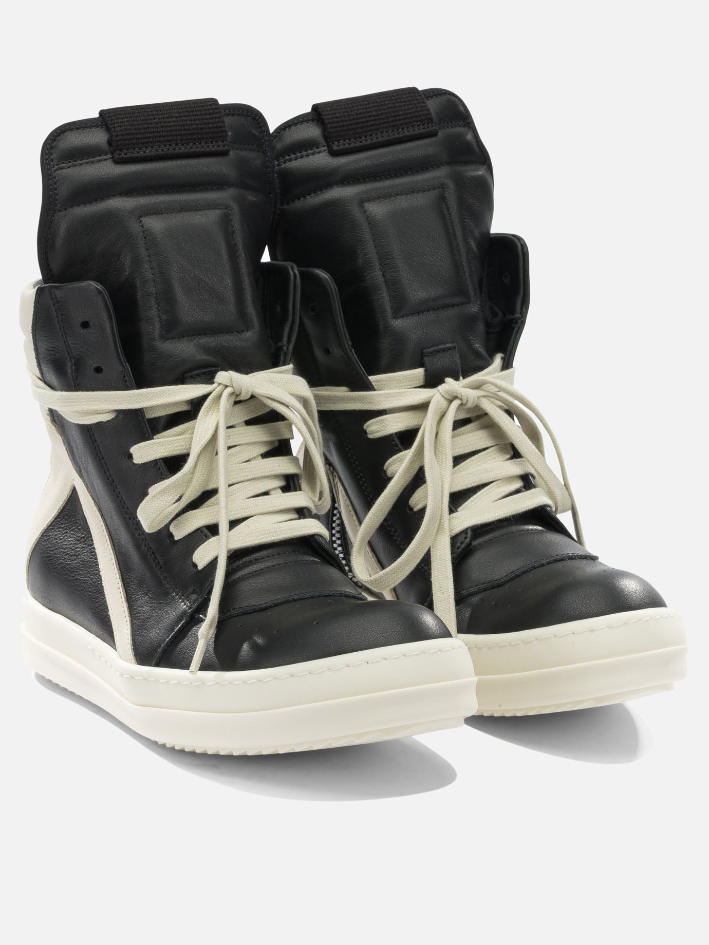 High top sneakers 100% cow leather - 100% thermoplastic rubber  Black - Rick Owens Women | PDP | VIETTI Online Store | Zoom-Modal_2
