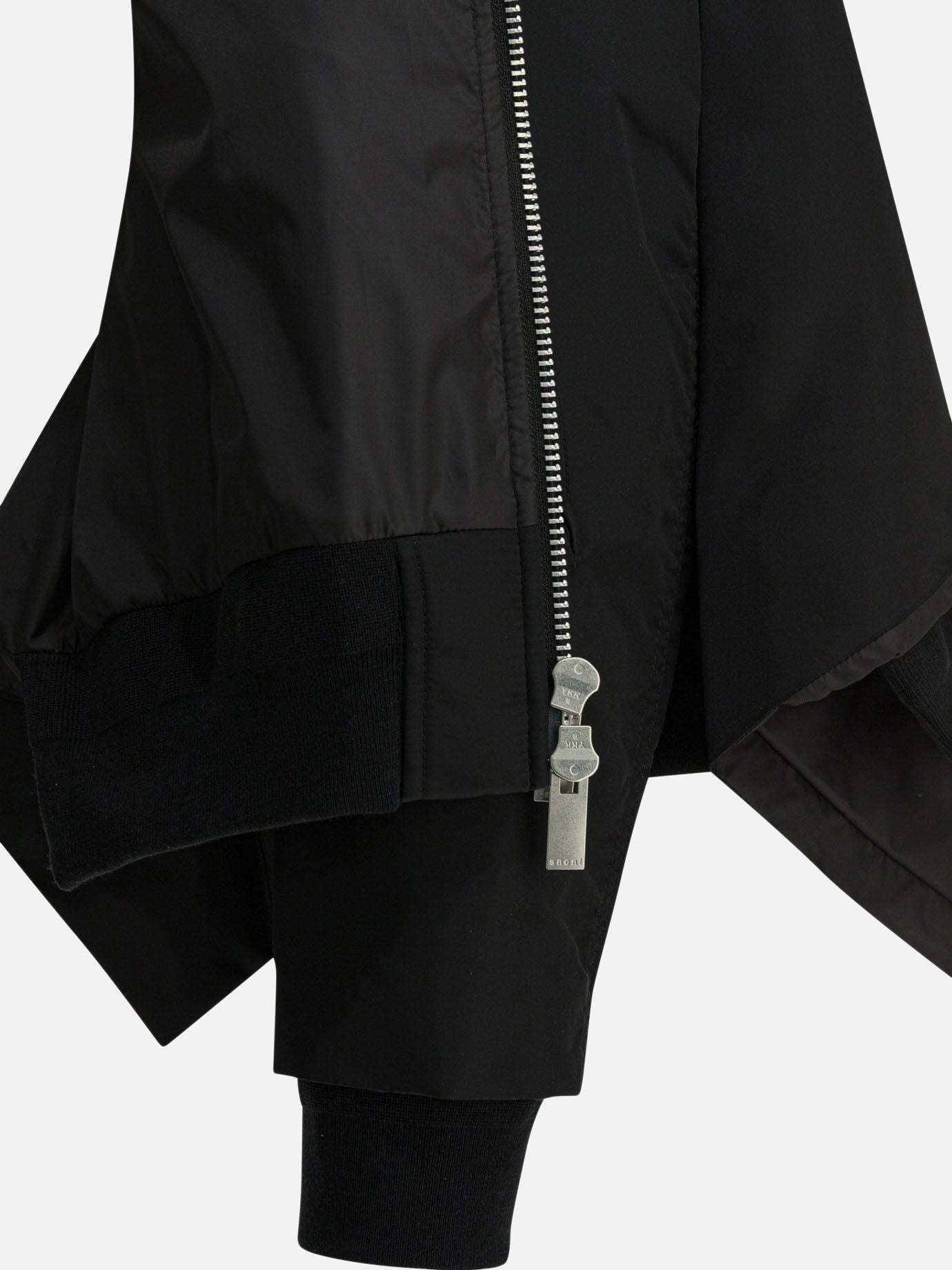 Bomber jackets Solid colour  Black - Sacai Women | PDP | VIETTI Online Store | thumbnail_4