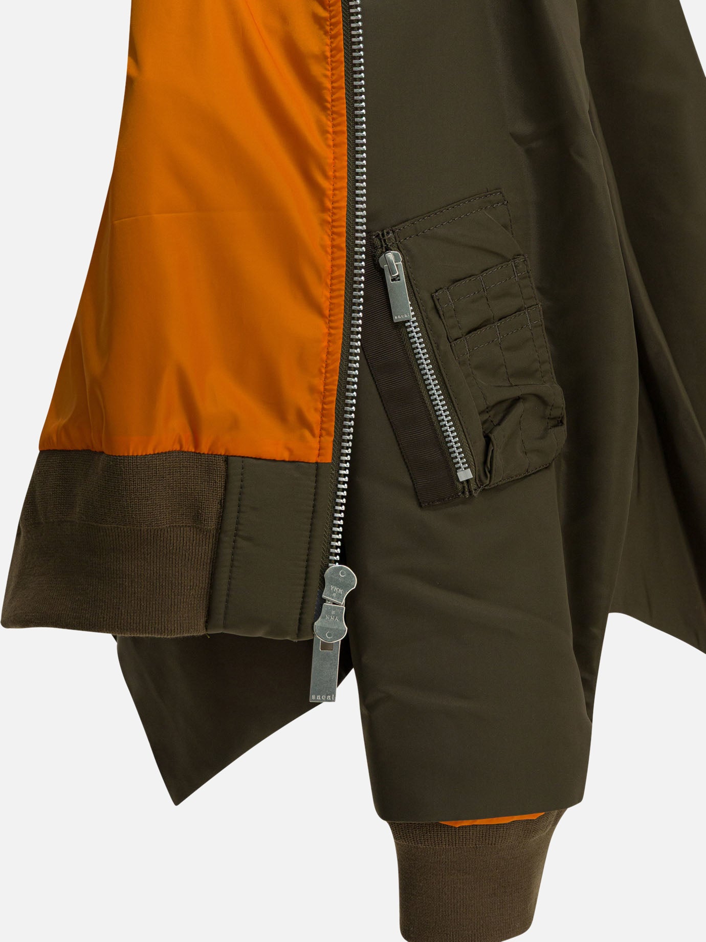 Bomber jackets Solid colour  Green - Sacai Women | PDP | VIETTI Online Store | Zoom-Modal_4
