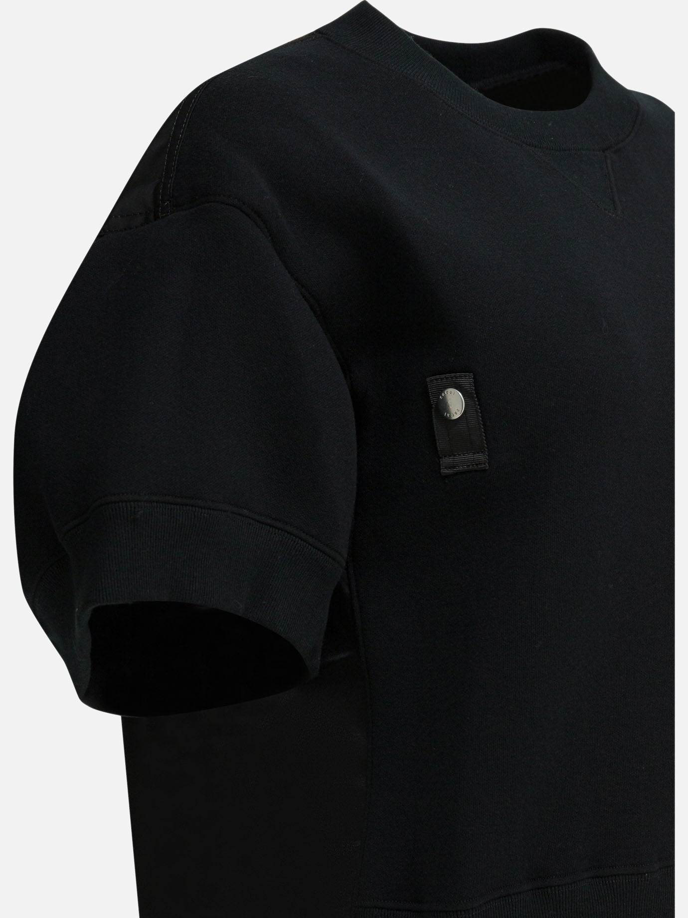 Crewneck t-shirts Solid colour  Black - Sacai Women | PDP | VIETTI Online Store | Zoom-Modal_4

