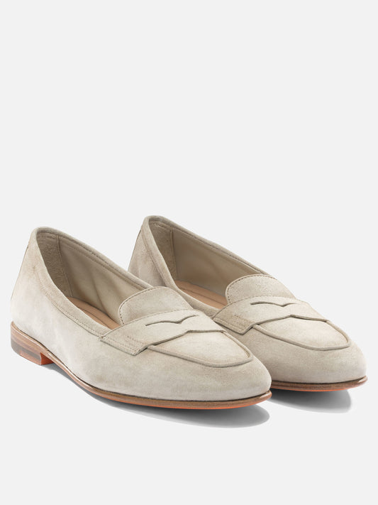 Mocassini 100% suede - 100% leather  Beige - Santoni Donna | PLP | VIETTI Online Store | 2
