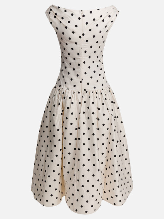 Midi dresses Polka dots  White - Self-portrait Women | VIETTI Online Store | 2

