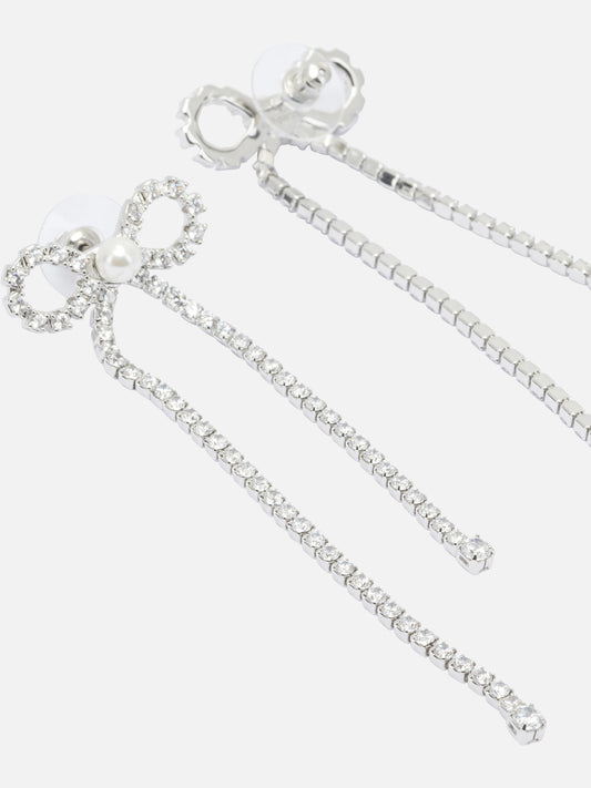 Earrings 100% brass  Silver - Self-portrait Women | PLP | VIETTI Online Store | 2
