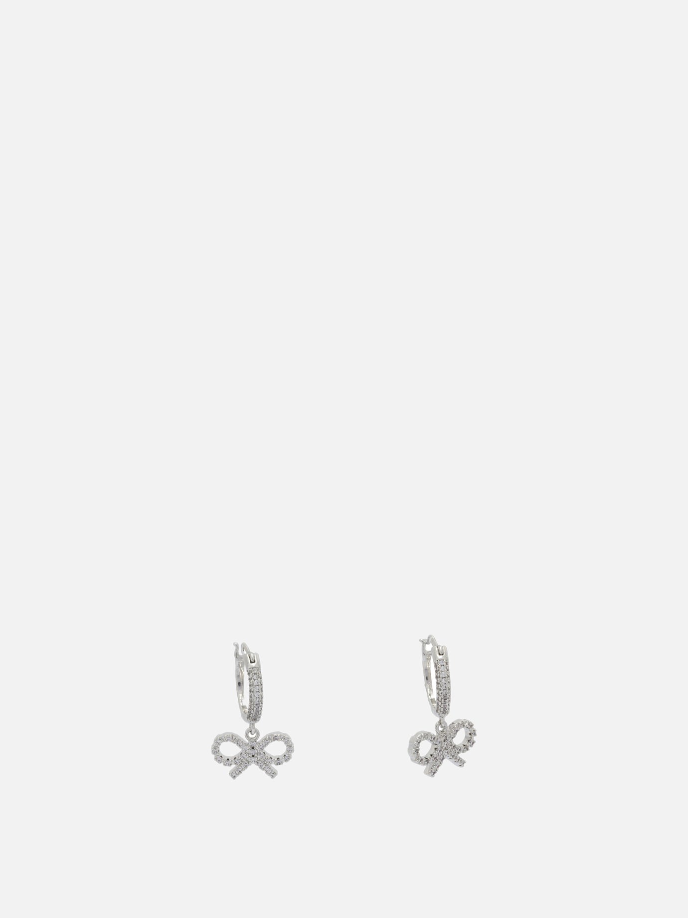 Earrings 100% brass  Silver - Self-portrait Women | PDP | VIETTI Online Store | Zoom-Modal
