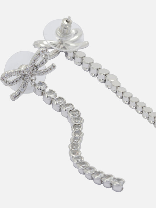 Earrings 100% brass  Silver - Self-portrait Women | PLP | VIETTI Online Store | 2
