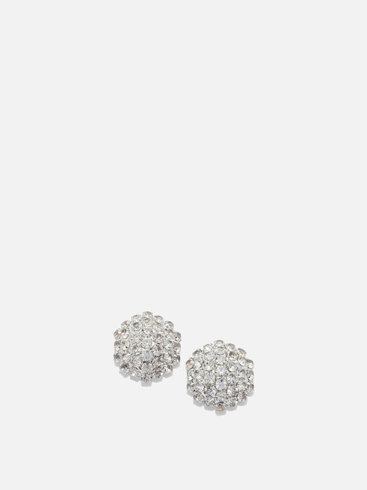 Earrings 100% brass - 5% strass  Silver - Self-portrait Women | PLP | VIETTI Online Store 
