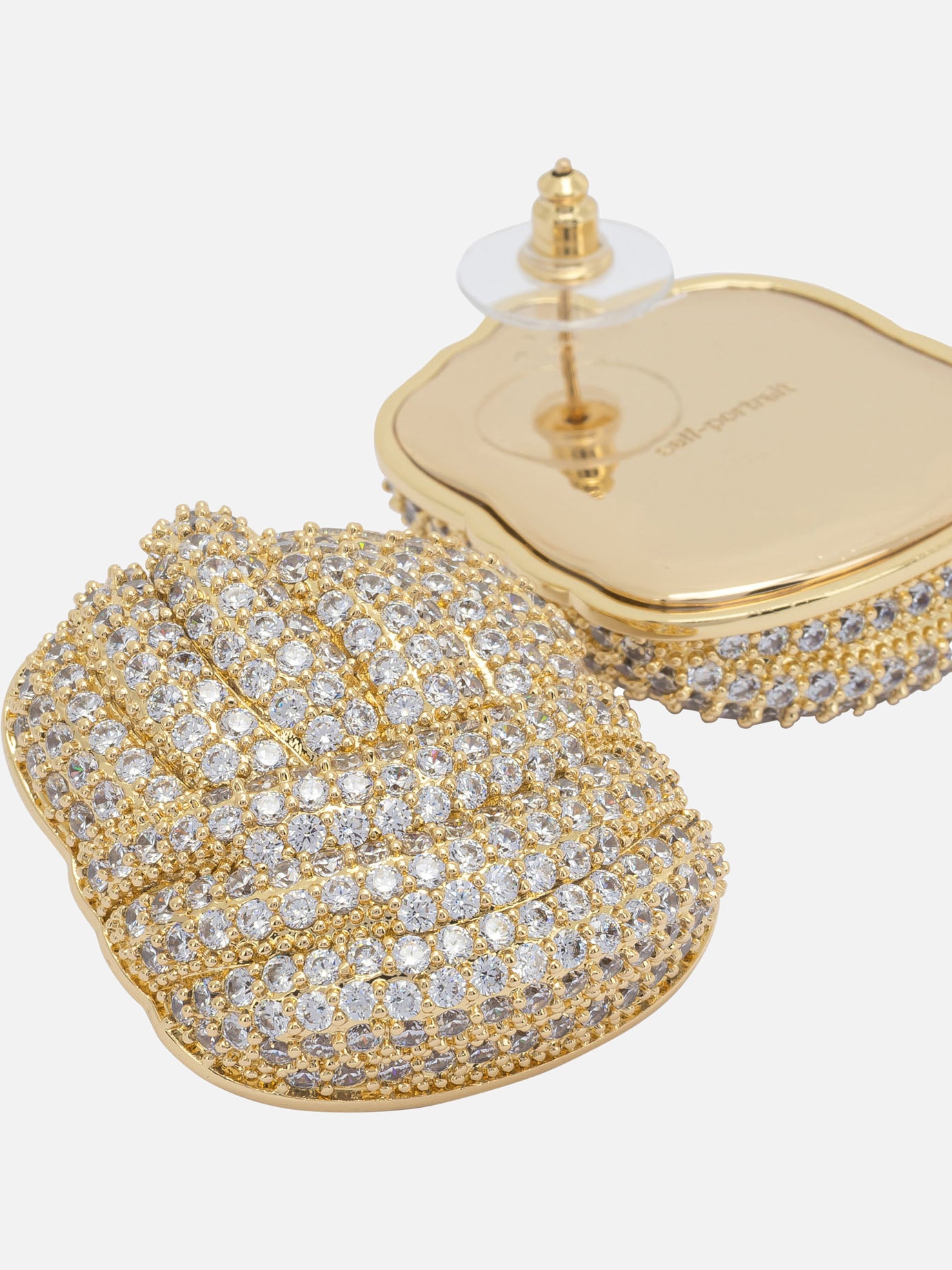 Orecchini 100% brass - 5% zircon  Oro - Self-portrait Donna | PDP | VIETTI Online Store | thumbnail_2