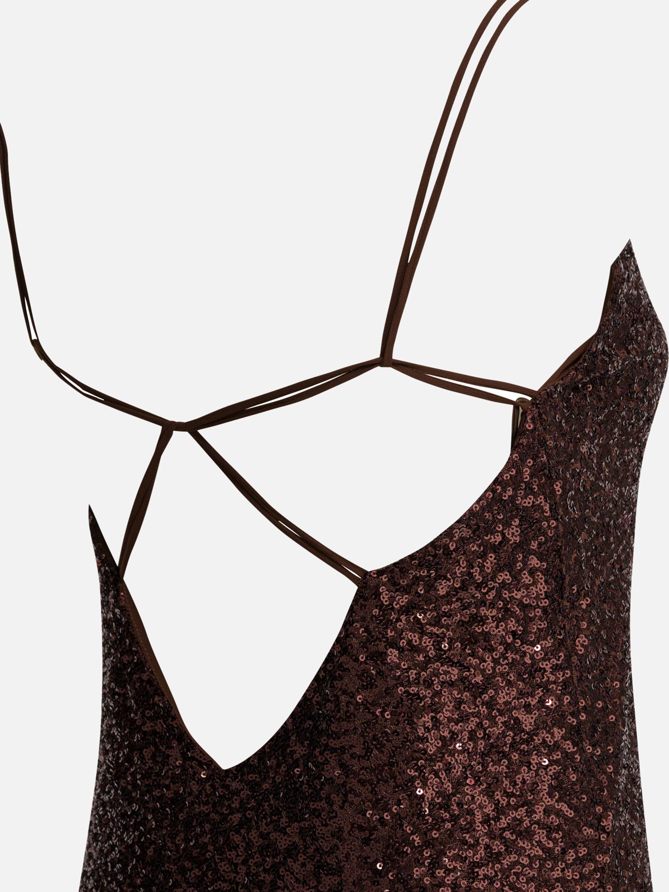 Long dresses Solid colour  Brown - Semper Women | PDP | VIETTI Online Store | thumbnail_4