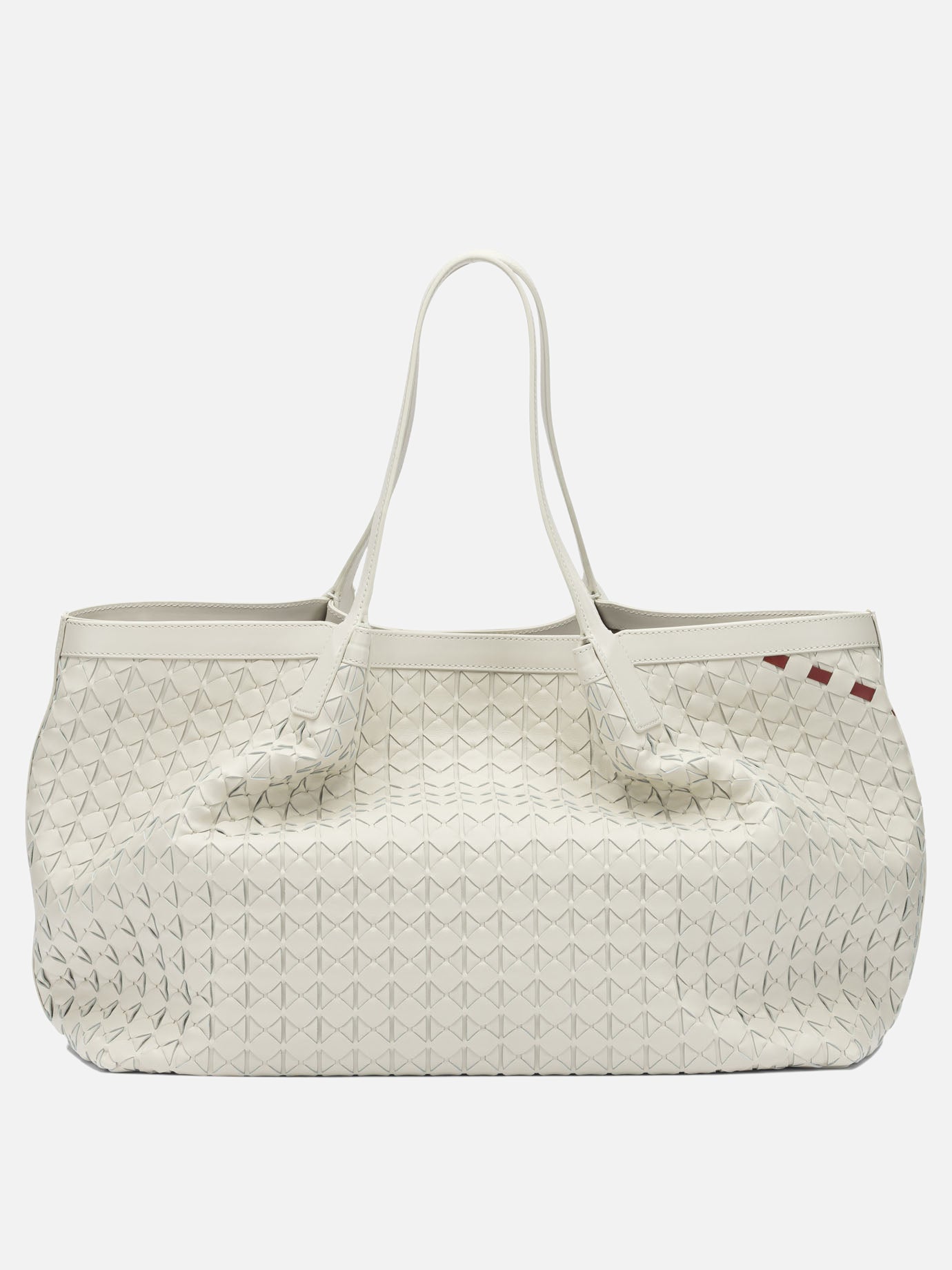 Large bags 100% nappa leather  White - Serapian Women | PDP | VIETTI Online Store | thumbnail_3