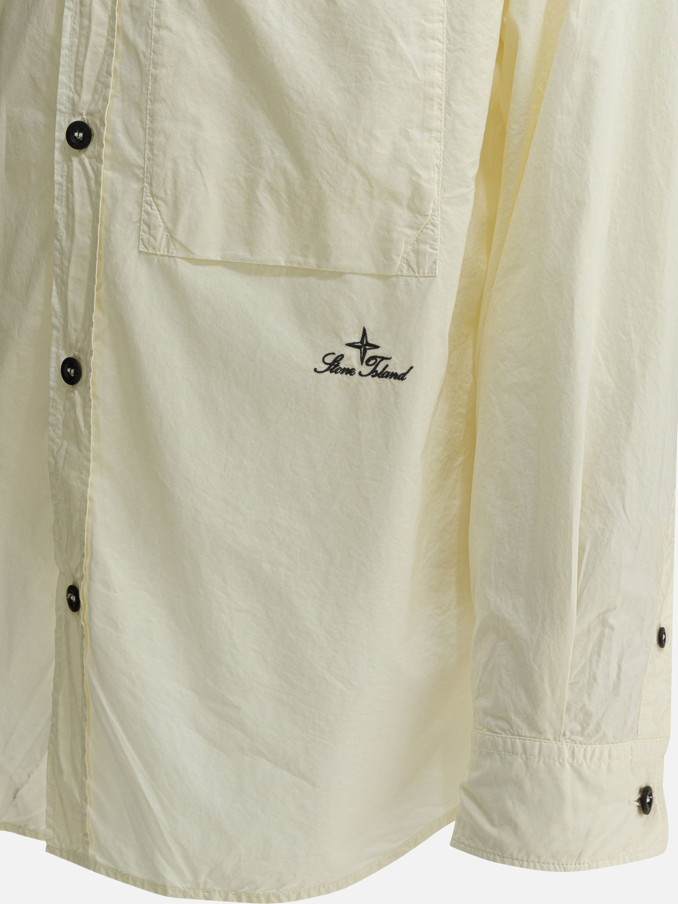 Casual shirts Logo  White - Stone Island Men | PDP | VIETTI Online Store | thumbnail_4