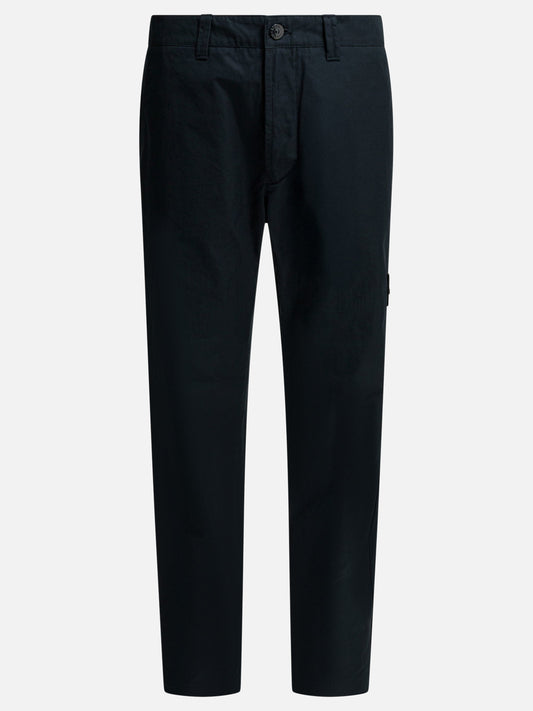 Leisure trousers 100% cotton  Blue - Stone Island Men | PDP | VIETTI Online Store 
