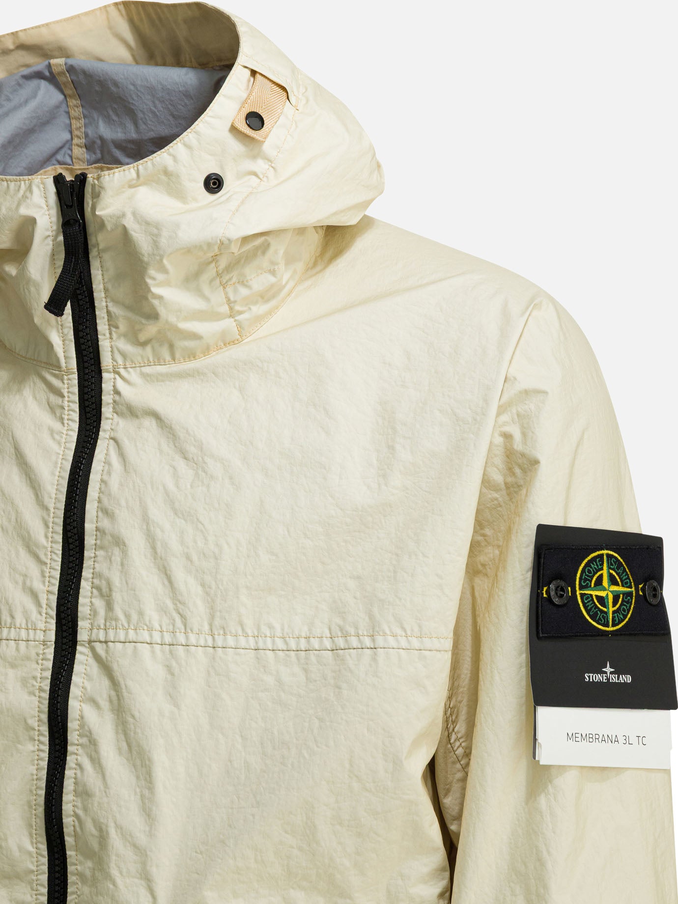 Windbreakers Logo  Beige - Stone Island Men | PDP | VIETTI Online Store | thumbnail_3