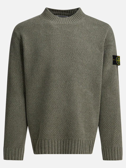 Crewneck sweaters Solid colour  Green - Stone Island Men | PLP | VIETTI Online Store 
