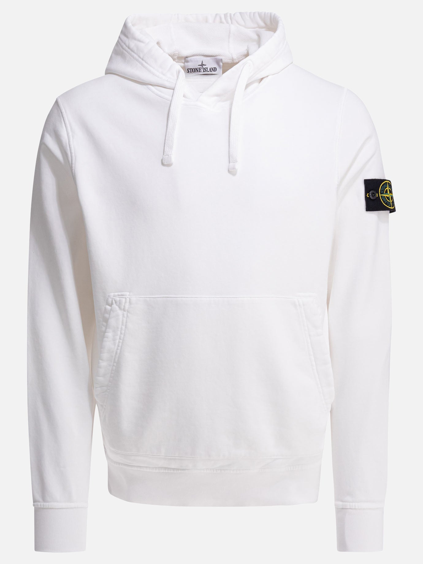 Hoodies Logo  White - Stone Island Men | PDP | VIETTI Online Store | Zoom-Modal
