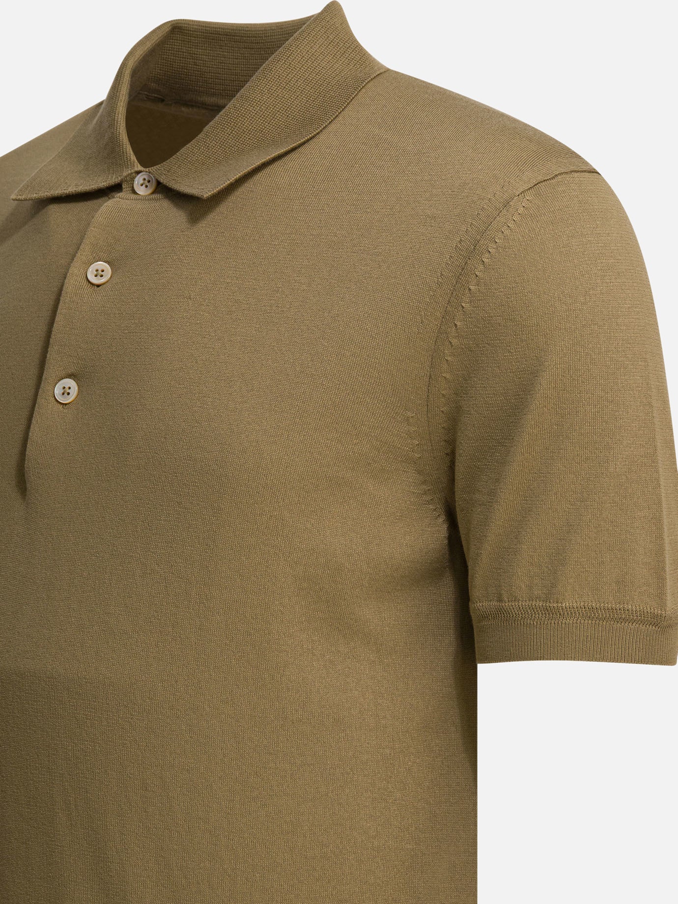 Polo con bottoni Solid colour  Beige - Tom Ford Uomo | PDP | VIETTI Online Store | thumbnail_4