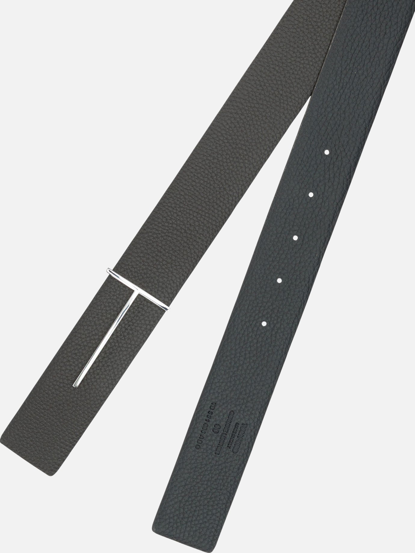 Leather belts 100% calf leather - 100% calf leather  Brown - Tom Ford Men | PDP | VIETTI Online Store | Zoom-Modal_3
