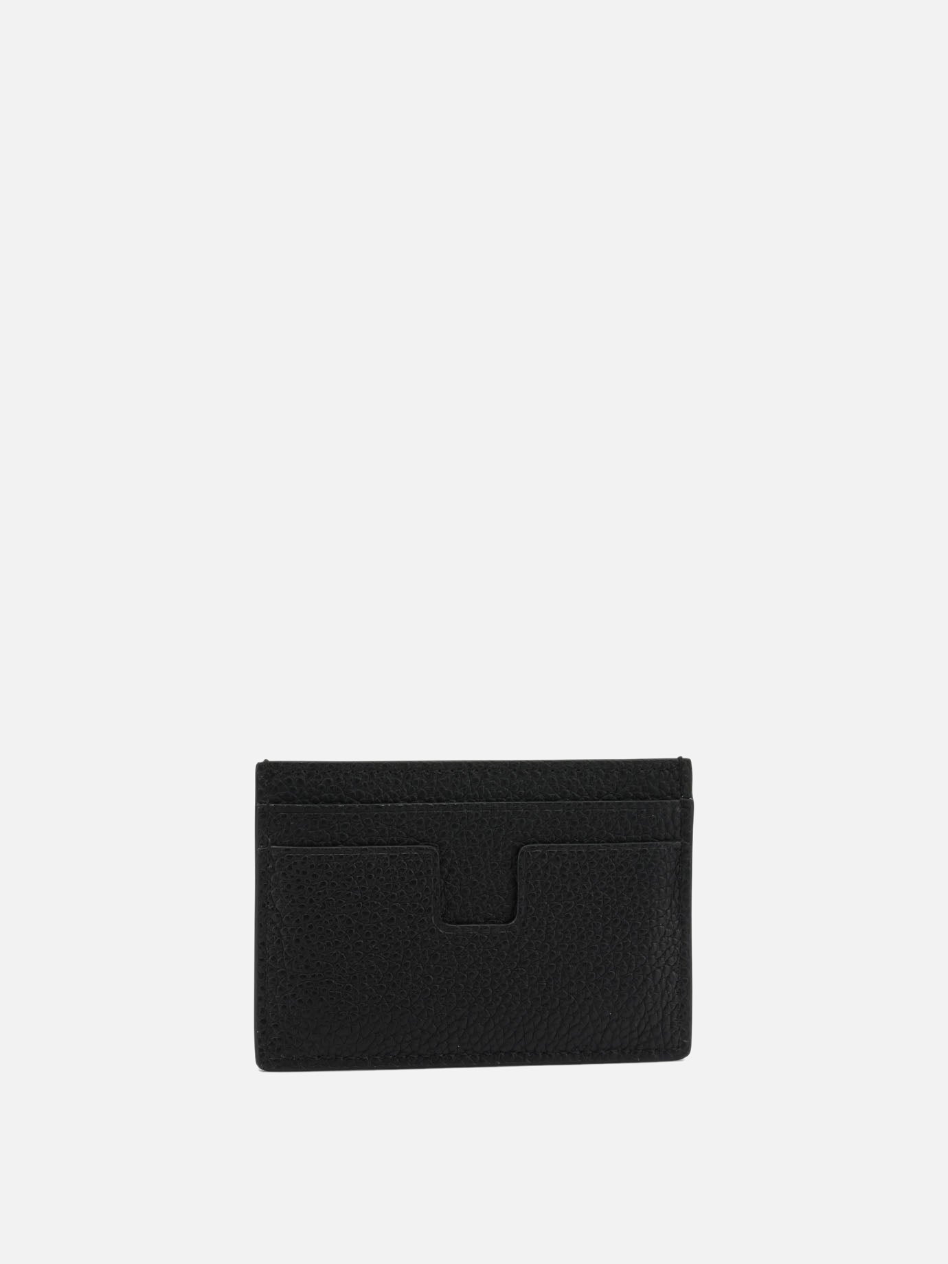 Portacarte 100% calf leather  Nero - Tom Ford Uomo | PDP | VIETTI Online Store | thumbnail_3