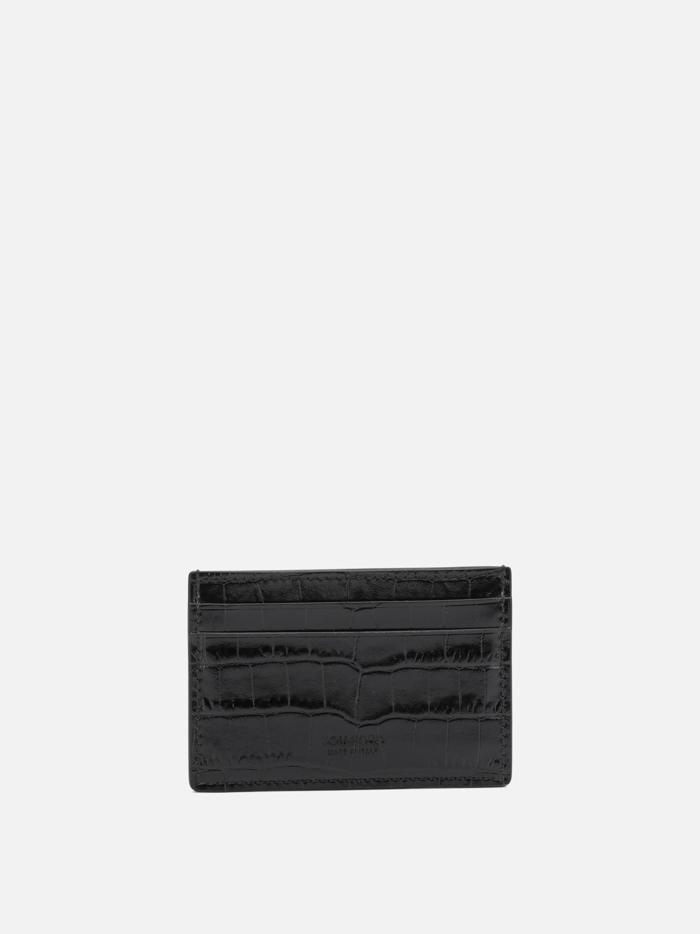 Portacarte 100% calf leather  Nero - Tom Ford Uomo | PDP | VIETTI Online Store | Zoom-Modal

