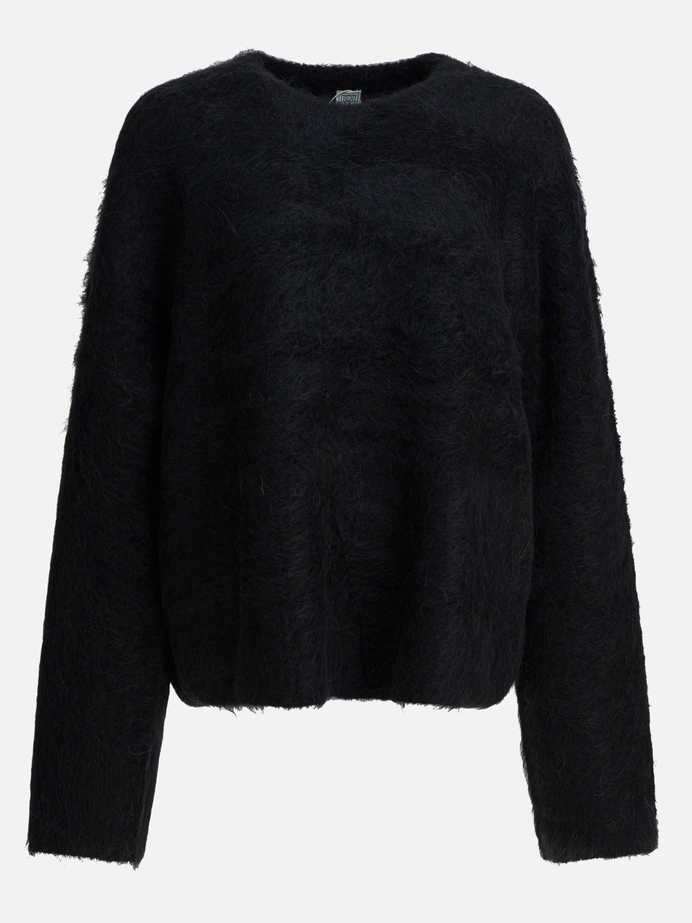 Crewneck sweaters Solid colour  Black - Toteme Women | PDP | VIETTI Online Store | Zoom-Modal
