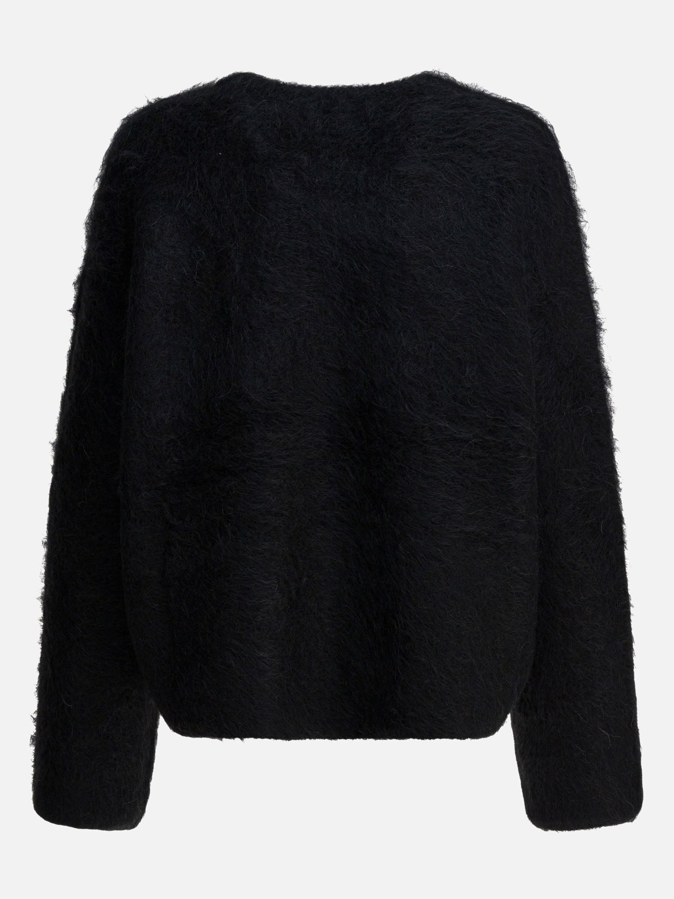 Crewneck sweaters Solid colour  Black - Toteme Women | PDP | VIETTI Online Store | Zoom-Modal_2
