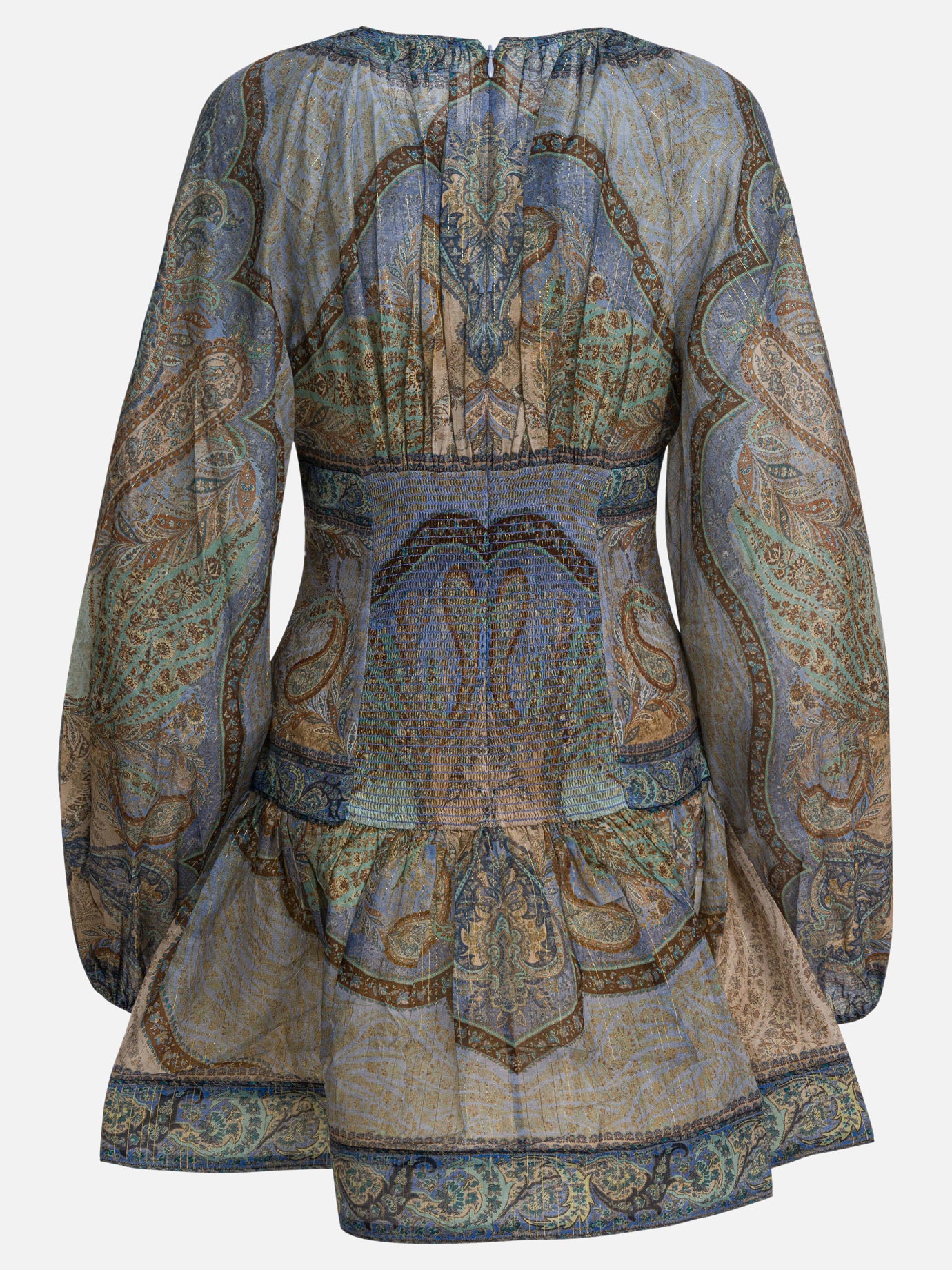 Abiti corti Paisley  Blu - Zimmermann Donna | PDP | VIETTI Online Store | Zoom-Modal_2
