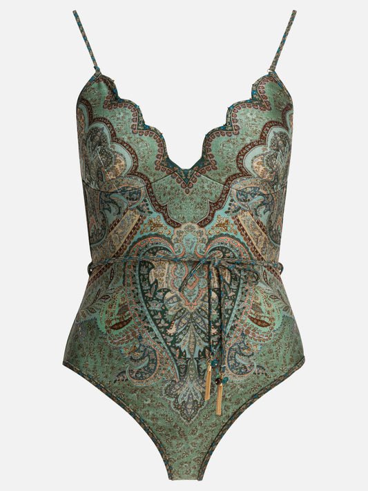 Swimsuits Paisley  Green - Zimmermann Women | PLP | VIETTI Online Store 
