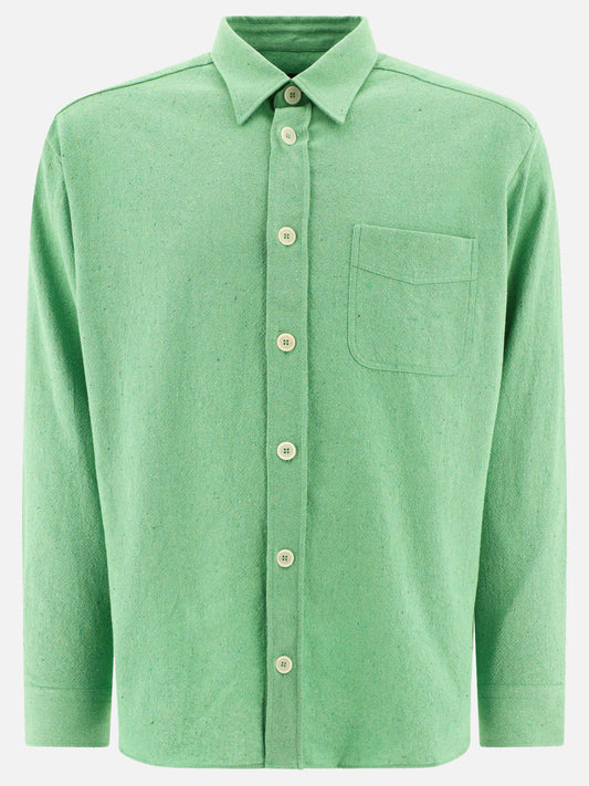 Overshirt jackets 95% cotone 5% altre fibre  Green - A.P.C. Men | PLP | VIETTI Online Store 
