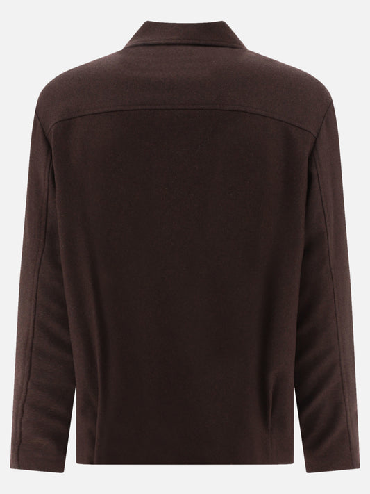 Overshirt jackets 70% lana 25% poliammide 5% poliestere  Brown - A.P.C. Men | PLP | VIETTI Online Store | 2
