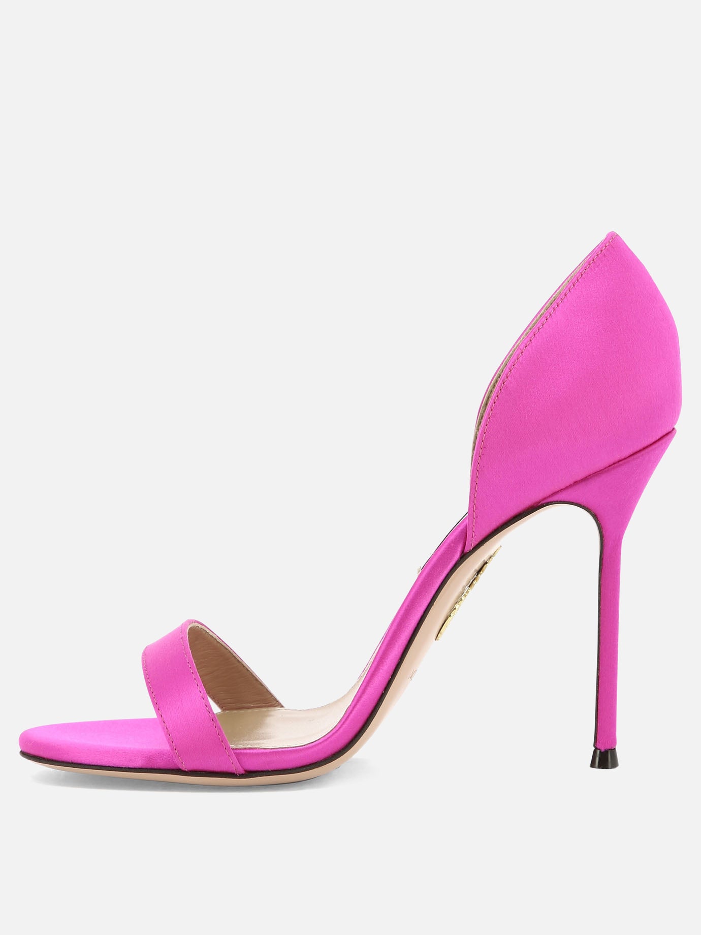 Heeled sandals 70% viscosa 28% seta - 100% cuoio  Fuchsia - Aquazzura Women | PDP | VIETTI Online Store | Zoom-Modal_3
