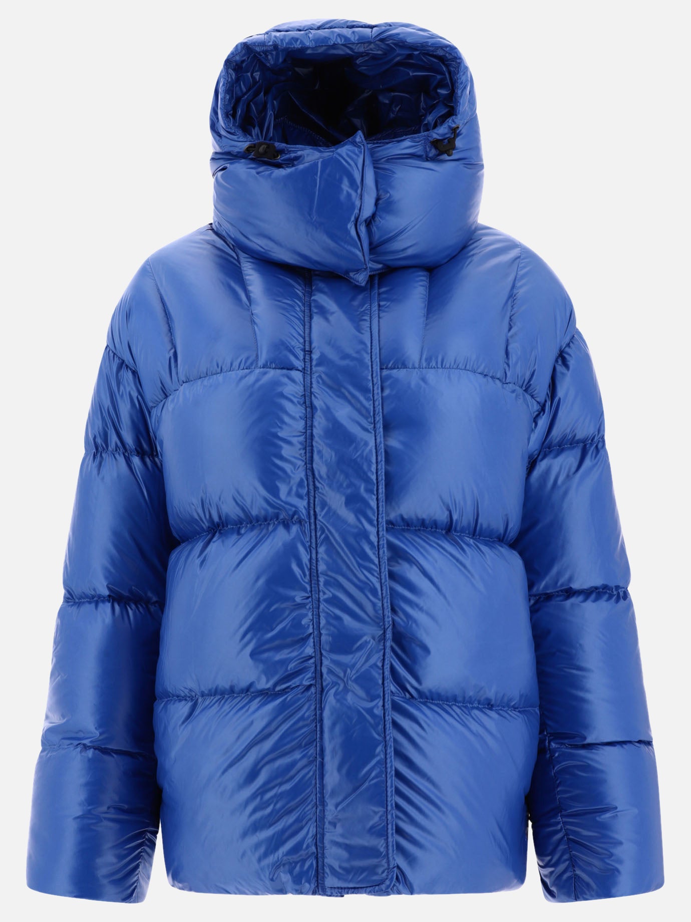 Down jackets 100% polyamide - Padding: down and feathers  Blue - Aspesi Women | PDP | VIETTI Online Store | Zoom-Modal
